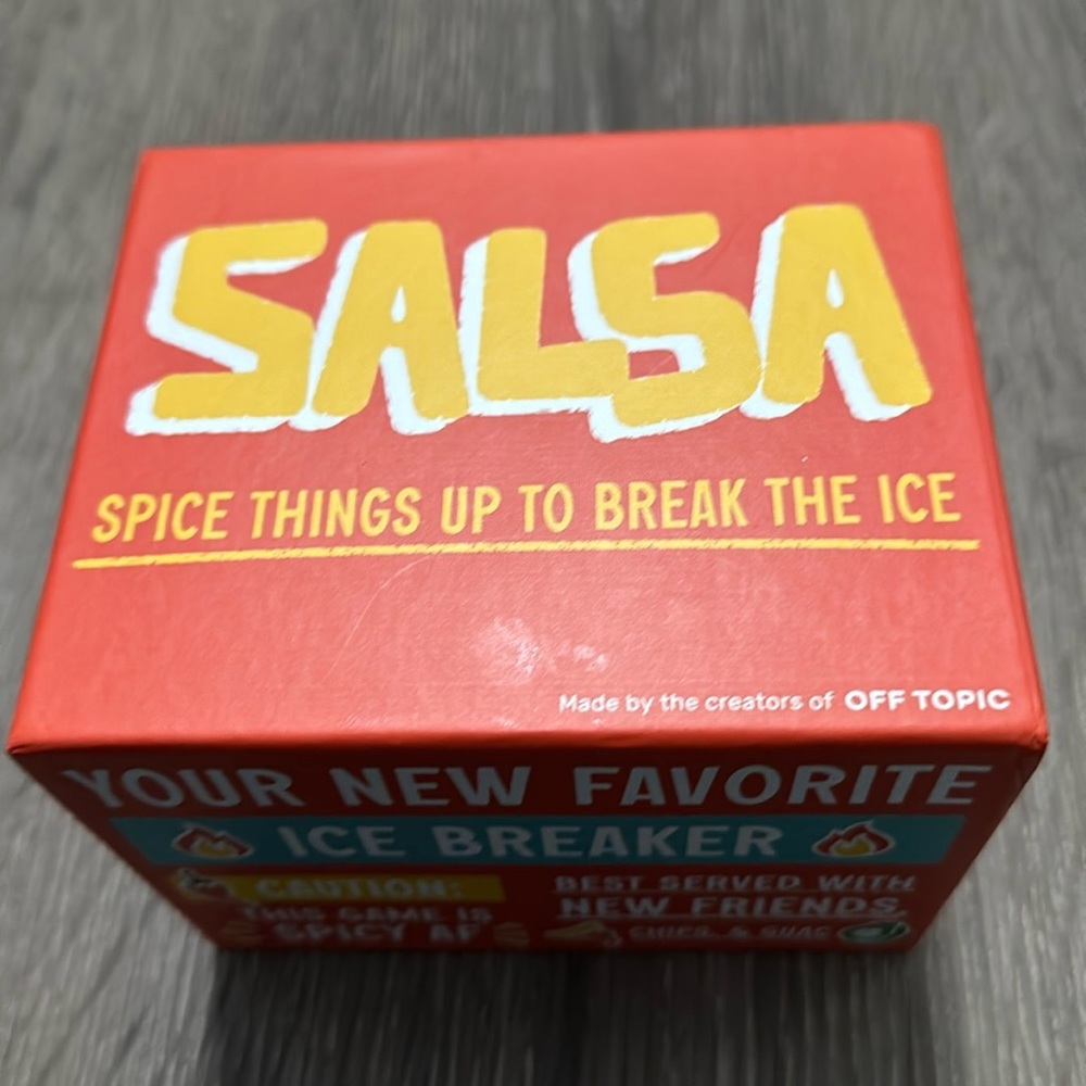 Salsa, spice things up to break the ice game, 18+, in new condition